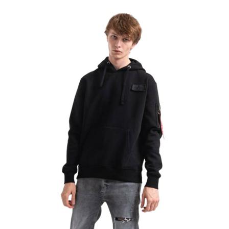 Alpha Industries Bluse 178314 Sort, Herre