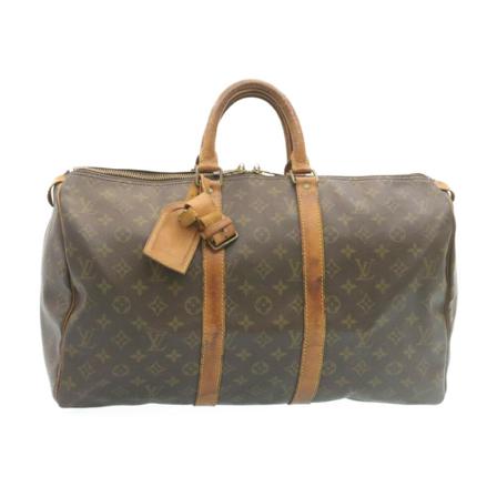 Louis Vuitton Vintage, Pre-owned Keepall 45 Bruin, Heren, Maat:ONE Size