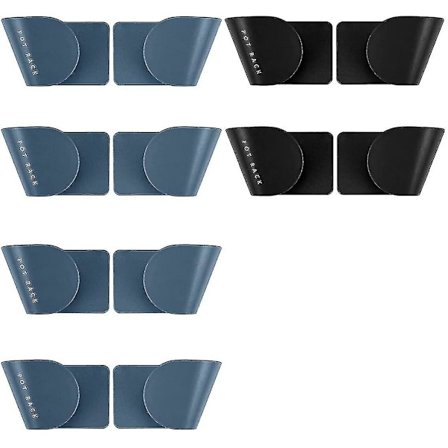 6 Par Veggmonterte Loksorganisatorer, Skapdørsorganisator Lokshengere For Kjøkkenveggmontering