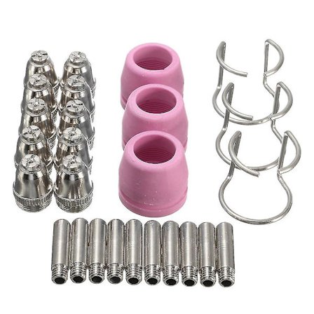 26 stk. Plasma Cutter Forbrugsvarer Kit Sg-55 Ag-60 Wsd-60p Skærefakkel Spids Dyse--