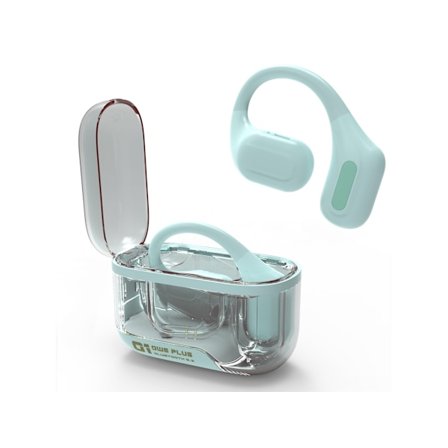 Trådlösa Hörlurar Hifi Stereo Led Display Bluetooth Brusreducering Grön