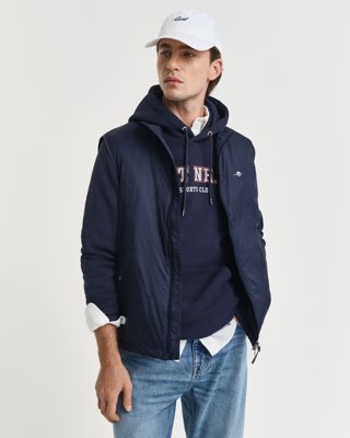 GANT - Lett isolert vest til herre evening blue
