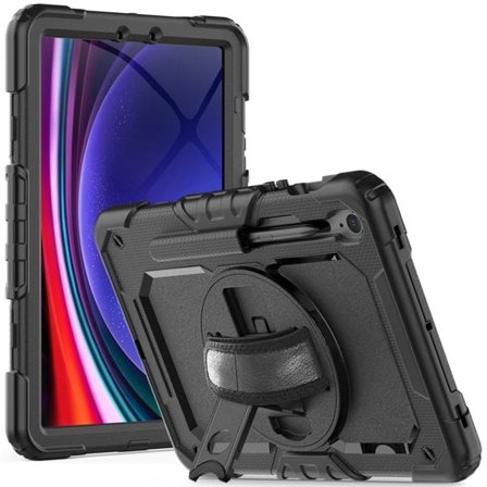 Tech-Protect Solid360-etui for Samsung Galaxy Tab S9 FE 10,9" X510 / X516B - Svart