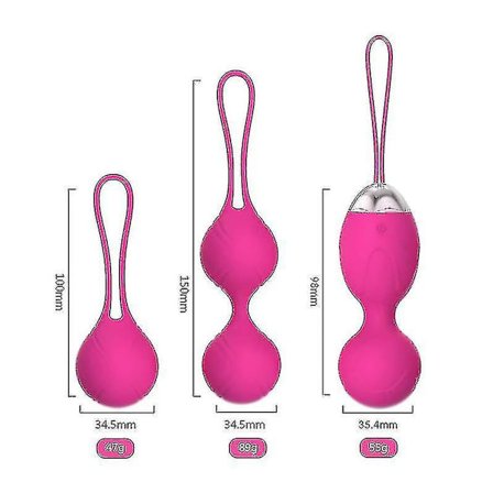 3 Kegel Balls Device Training Kit For Strengthening & Toning Pelvic Muscles