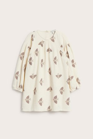 Kappahl | Kjole i mussselin Beige 98/104 | Beige