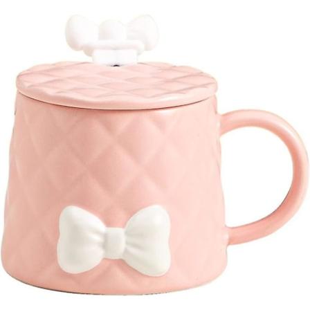 Kawaii-mukikupillinen söpö jousikeramiikkakupillinen söpö tyttövesikupillinen söpö maito-kupillinen söpö kahvikupillinen