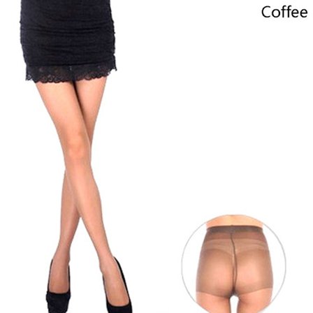 Kvinder Sexede ultratynde strømpebukser Sorte strømper Dame Elastik Høj