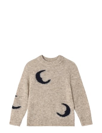 Fliink Star Moon Pullover - Beige - 4 Y