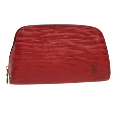 Louis Vuitton Vintage, Pre-owned Clutches Rood, Dames, Maat:ONE Size,leer