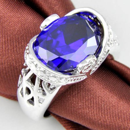 Silver RING AMETIST ÄDELSTEN