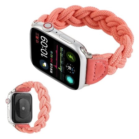 Apple Watch Series 6 / 5 44mm woven braid watch band - Rose