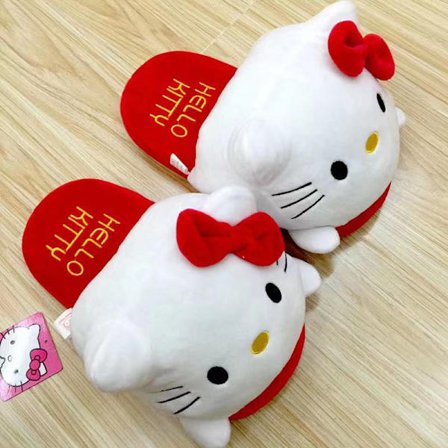 Mub- warm plush soft cartoon animal indoor home slippers