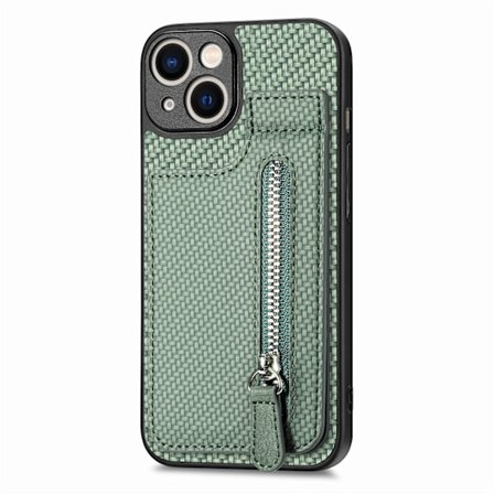 Etui til iPhone16E / SE 2025 / SE4 Grøn AliExpress kortholder læder PU custom