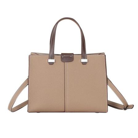 Damer Kvinnor Läder Handväska Shoulder Messenger Fashionabla Simp Elephant Gray