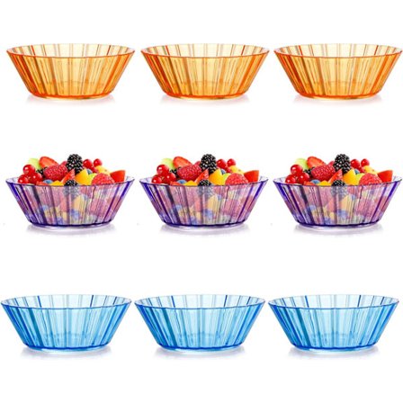 Återanvändbar efterrättskål restaurang snacks tallrik snacks förvaring tallrik 3 stycken