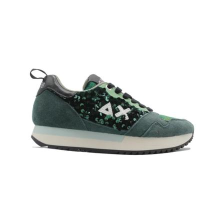 Sun68, Sneakers Groen, Dames, Maat:37 EU