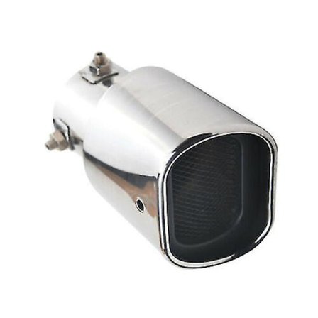 2,5'' Universal Firkantet Eksosutløp i Rustfritt Stål