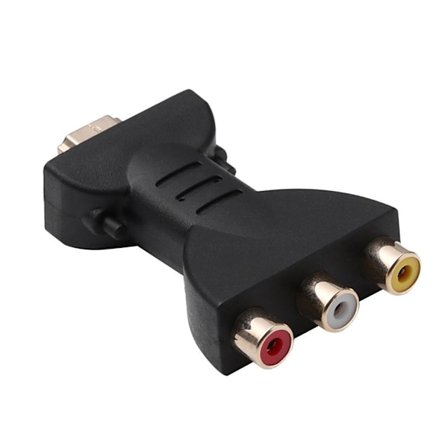 Kompatibel med HDMI til AV 3-veis RGB RCA video audio adapter - Hann til 3-veis RCA video audio adapter komponentkontakt