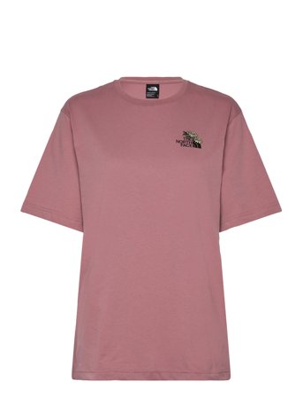 U Flower Dome Relaxed S/S Tee-Graphic Sport Men Men Sports Clothes Sport Tops Sport T-shirts Pink The North Face