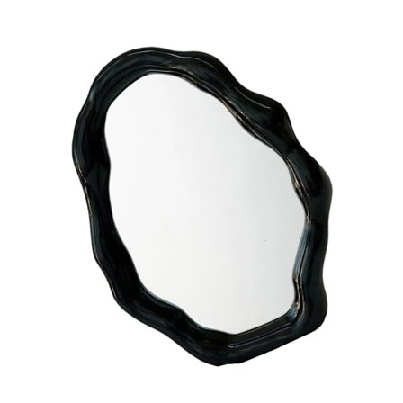 Toiletbordsspejl med stativ, bærbar foldespejl til bord, skrivebord, bordplade, badeværelsesspejl til barbering til kvinder