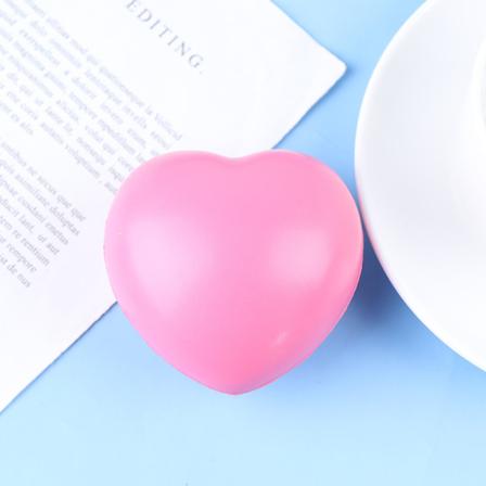 Hjärtformad stress relief 7 cm Stressboll Barn Vuxna Ångest R Pink