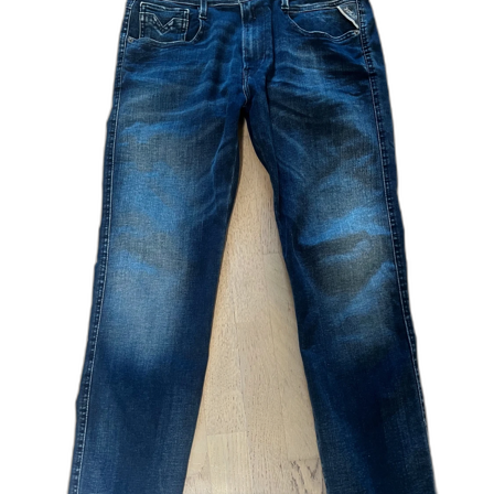 Replay mörkblå jeans straight fit