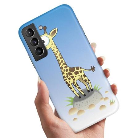 Samsung Galaxy S22 Plus - Deksel/Mobildeksel Tegnet Giraff Multicolor