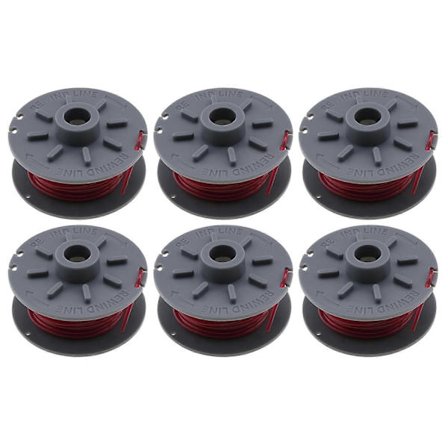 6 stk. for Gardena Turbotrimmer Smallcut gressklipper spole nylon tau snelle, 05364-20 / TLGA-04