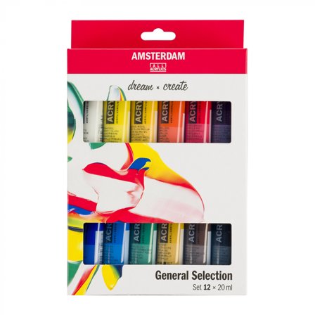 Amsterdam Acrylic Standard Sæt 12 x 20 ml