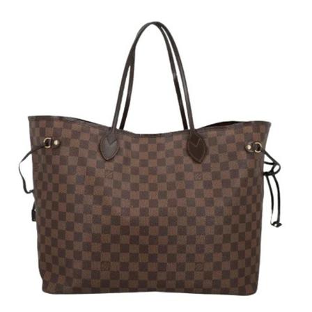 Louis Vuitton Vintage, Pre-owned Leather louis-vuitton-bags Bruin, Dames, Maat:ONE Size