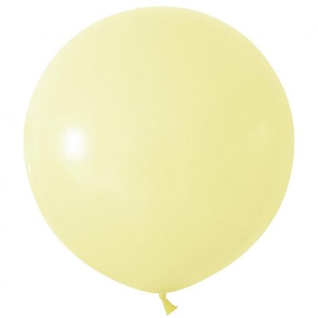 Jätteballong Rund 61cm Gul