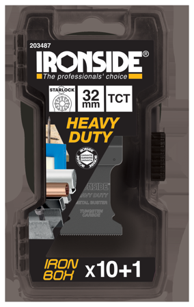 Ironside 203487 Multibladsett 10+132 mm, Maskintilbehør & forbruk