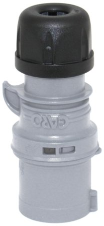 Garo P 232-3 S Pistotulppa IP44, 3-napainen, 32A Harmaa, 3 h, Liitäntätulpat & kaapelit