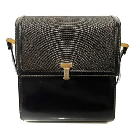 Tiffany & Co. Pre-owned, Leather Shoulder Bag Zwart, Dames, Maat:ONE Size