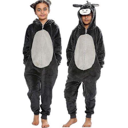 Black Friday Unisex Aasi Eläin Onesie Yksiosainen Pyjamasetti