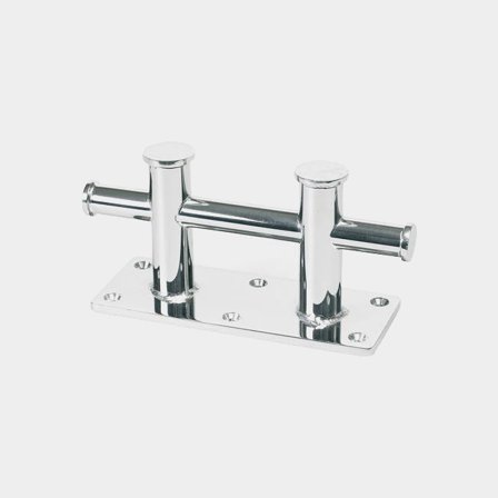 Laituripollari, kaksinkertainen, 180 mm, ruostumaton teräs