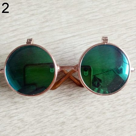 Söta runda plyschdockorglasögon 2 2