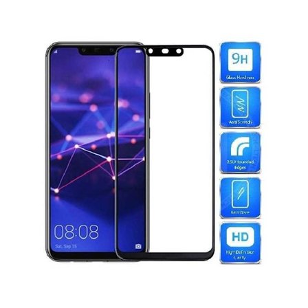 Mate 20 Lite hærdet glas 0,26 mm 2,5D 9H fuld ramme