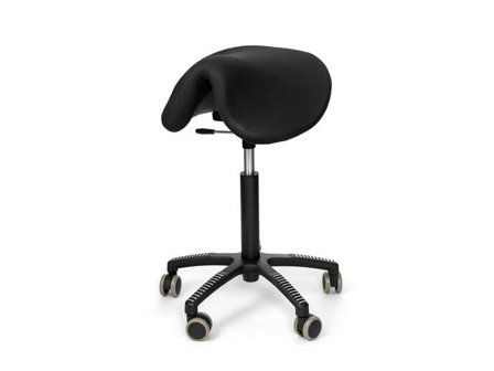Sadelstol SOFT SWING tyg svart - Lyreco - Kontorsmöbler och inredning - Stolar och sittmöbler - Sadelstolar