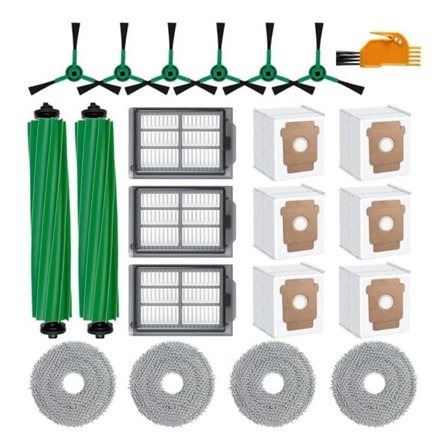 Borstar, filter och dammsugarpåsar till iRobot Roomba Plus 505 / 405 – 22 delar