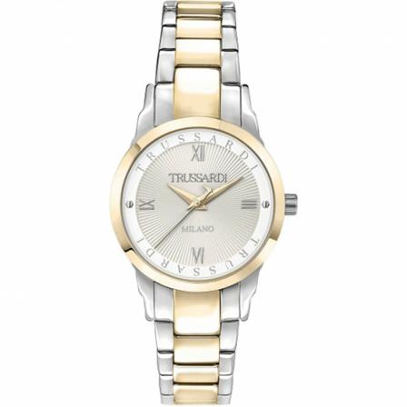 Trussardi, Clock only time collection Grijs, Dames, Maat:ONE Size