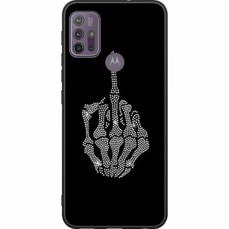 Motorola Moto G10 Svart Skal Fuck You Bling