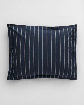 GANT Wohnaccessoires Oxford Stripe Kopfkissenbezug (80x80) Marineblau