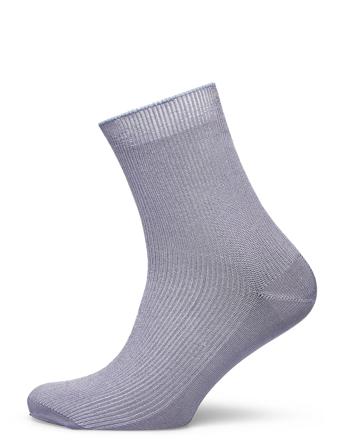 Alma Solid Sock Grey Becksöndergaard