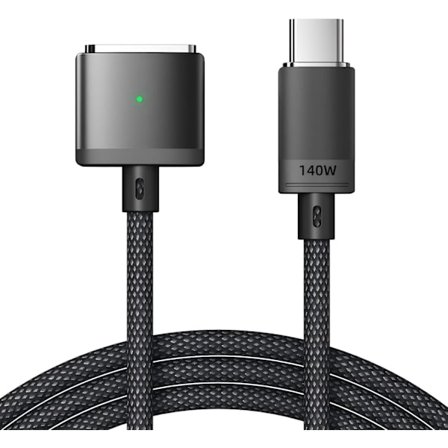 NÖRDIC USB-C til Mag Safe 3 opladerkabel 1,8m