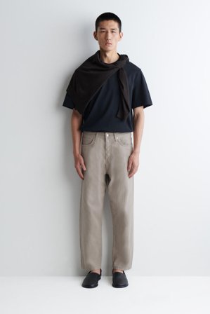 COS Men's Dome Straight Leg Jeans in Beige