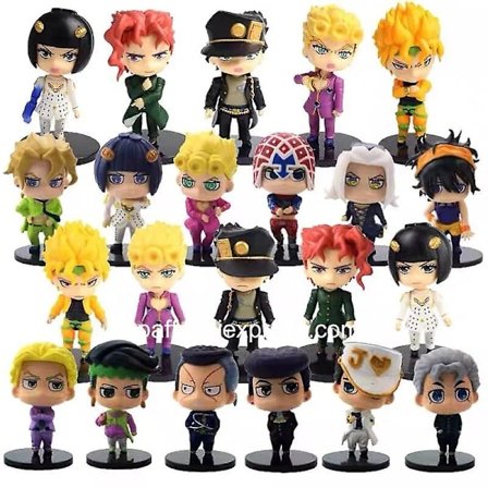 Jojo Bizarre Adventure Anime Figur Legetøj Kujo Jotaro Figurine Higashikata Josuke Kakyoin Noriaki Action Figur Model Dukke Legetøj