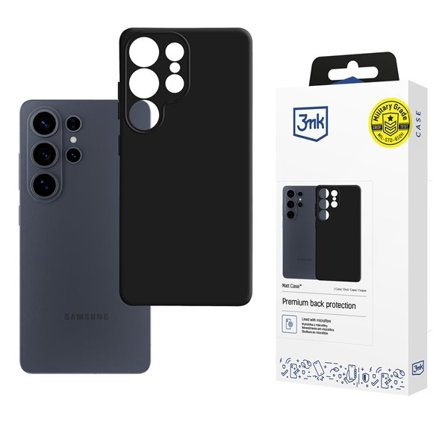 3mk Mat etui til Samsung Galaxy S26 Ultra - mat sort