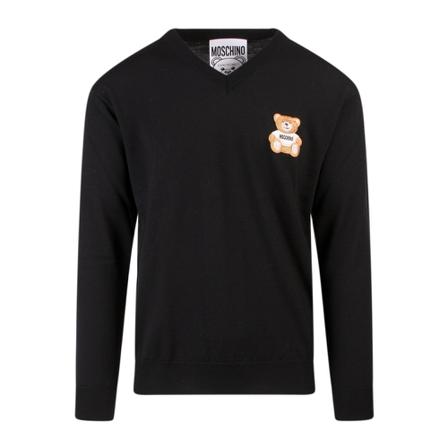 Moschino Knitwear , Zwart , Heren , Maat: M