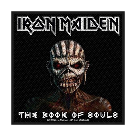 Iron Maiden The Book Of Souls Standard Patch One Size Svart/Brun